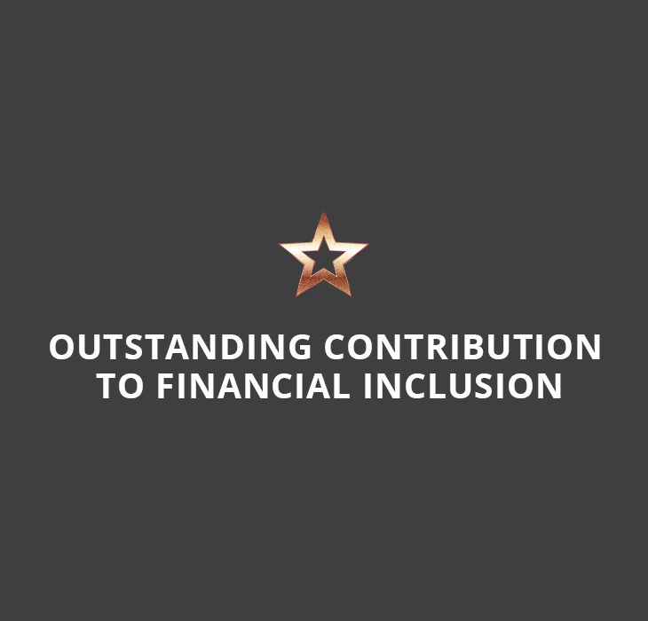 Recognizing efforts to bring financial services to underserved and unbanked communities.